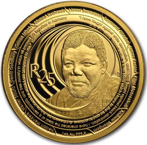 Gold Ounce 2017 Mandela - Freedom Struggle, Coin from South Africa ...