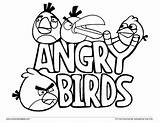 Angry Birds Coloring Page sketch template