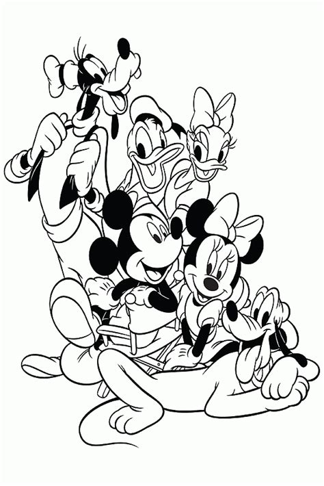 BABY Mickey Mouse AND FRIENDS Coloring Pages - Coloring Home