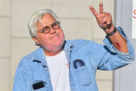 Jay Leno Jokes His 'New Face' Is 'Better Than It Was Before' Accident