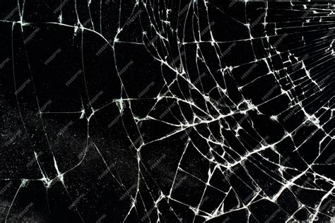 Free Photo | Shattered glass texture