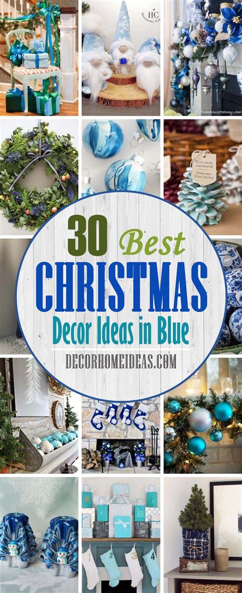 30 Fantastic Blue Christmas Decor Ideas To Add More Style To The Holidays | Decor Home Ideas