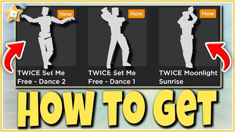 HOW TO GET NEW *TWICE* EMOTES in Roblox - YouTube