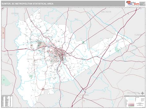 Road Map Of Sumter Sc