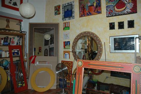 Art Studio room, mirror frames, art, paintings, Arcelia Ba… | Flickr