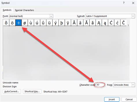 Division ÷ symbol in Word, Excel, PowerPoint and Outlook - Office Watch