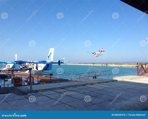 Seaplane landing editorial image. Image of beautiful - 86650410