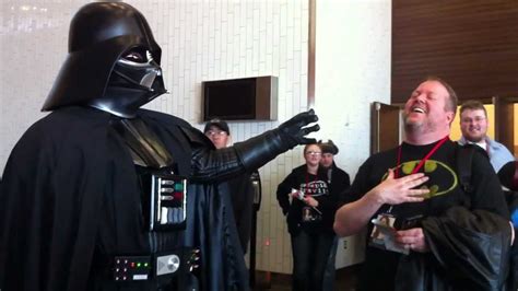 Darth Vader 'Force Choking' at Dallas Sci-Fi Expo 2012 - YouTube