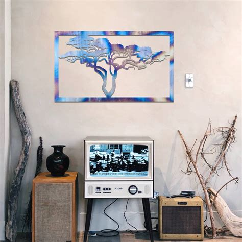 African Tree Metal Art Home Room Wall Decor By Duke Craft