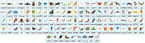 100 Animal flashcards + FREE Animals Phonics Poster!