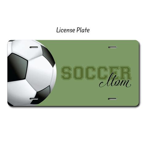 Soccer Gift, Soccer License Plate, Team Gifts, Soccer Mom, License Plate, Personalized License ...