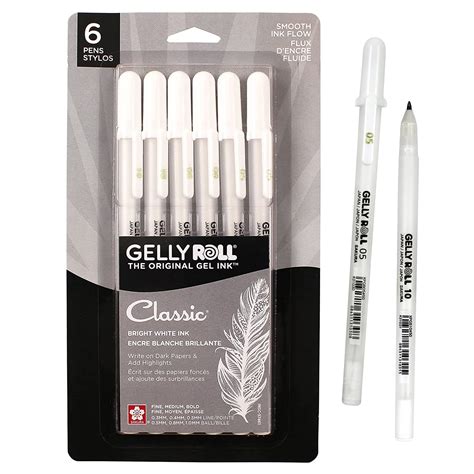 Buy SAKURA Gelly Roll Gel Pens - Fine Point Ink Pen for Journaling, Art ...