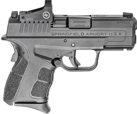 Springfield Armory XDS 9mm Pistol with Crimson Trace Red Dot, Black (XDSG9339BCT) - City Arsenal