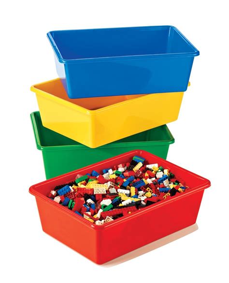 Storage Bins in Primary Colors | CrystalandComp.com