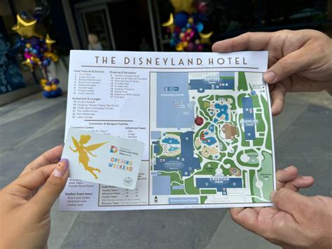 FIRST LOOK: The Villas at Disneyland Hotel Opening Weekend Key Card and New Map - Disneyland ...