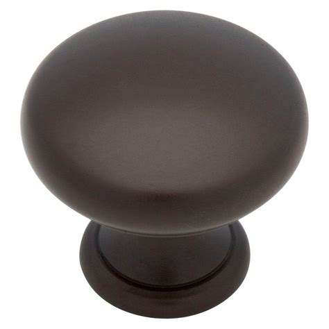 Liberty Classic 1-1/4 in. (32mm) Dark Oil Ribbed Bronze Hollow Round Cabinet Knob-PN2001-OB3-C ...