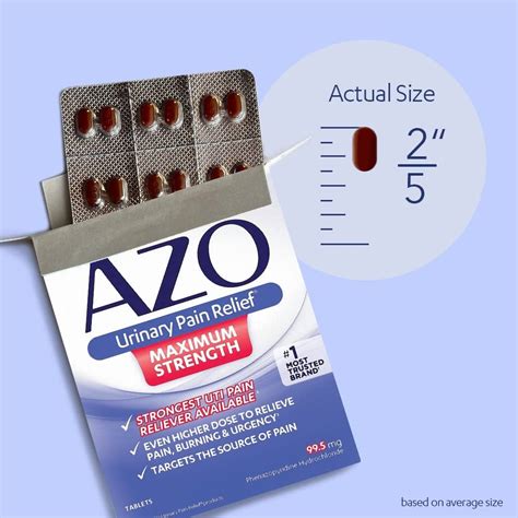 AZO Maximum Strength Urinary Pain Relief, UTI Pain