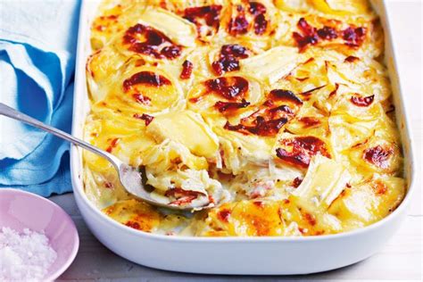 Brie, thyme and bacon dauphinoise potato