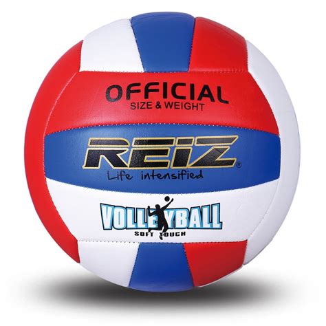 REIZ Professional Soft Volleyball Ball Competition Training Ball Official Size Upgraded New on ...