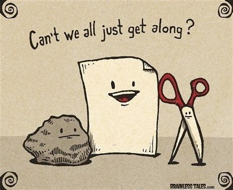 rock,paper,scissors | Funny cartoons, Cute comics, Funny commercials