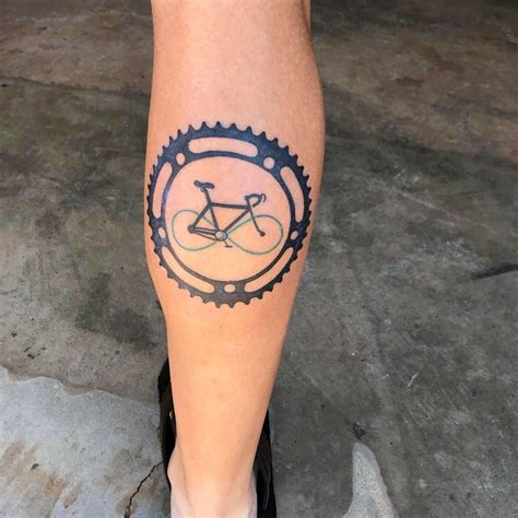 Cycling tattoo by Chris at Dinosaur Tattoo Company Dothan, AL Tattoo ...