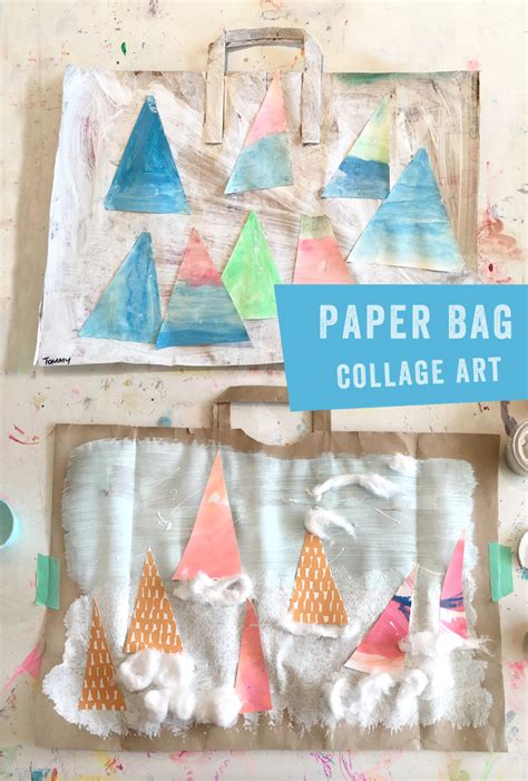 Paper Bag Collage Art - ARTBAR