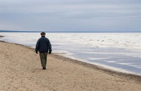 Man alone on beach — Stock Photo © kelpfish #7454195