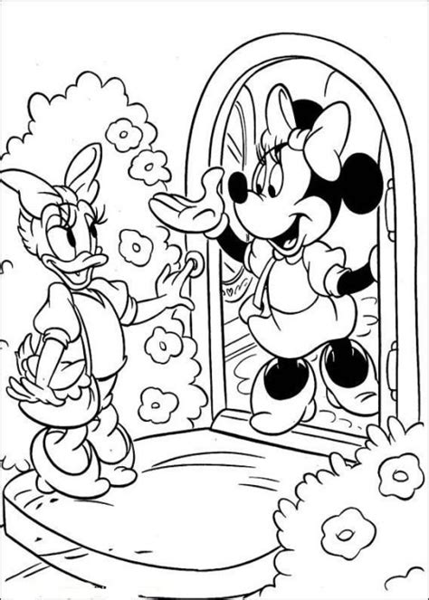 Minnie And Daisy Coloring Pages at GetDrawings | Free download