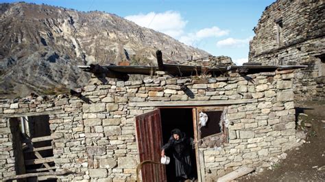 Alone In The Mountains Of Daghestan -- The Last Inhabitant Of An Abandoned Village