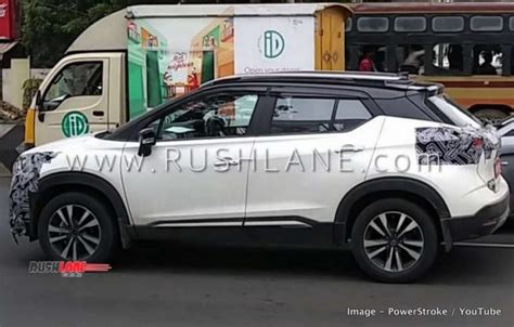 Nissan Kicks SUV White with Black roof spied - Maruti S Cross rival launch soon