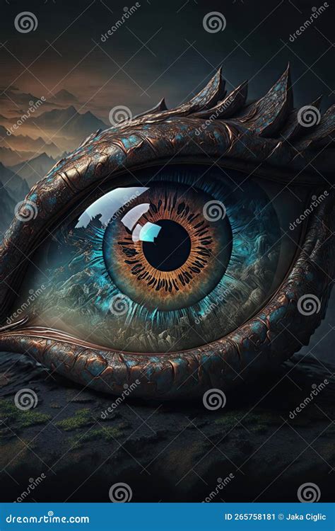 Ersatz eye stock illustration. Illustration of ersatz - 265758181