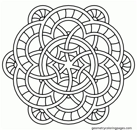 easy mandala colouring pages - Clip Art Library