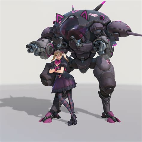 How the New Cat D.Va skin looks in-game! : r/Overwatch