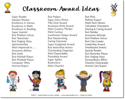 Classroom Awards Make Students Feel Special!