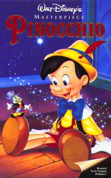 Walt Disney Cartoon Pinocchio Characters