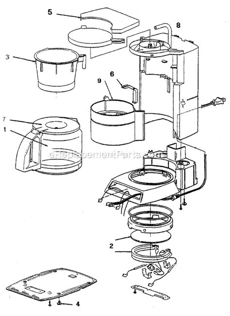 Mr. Coffee PR123 - Coffee Maker - eReplacementParts.com