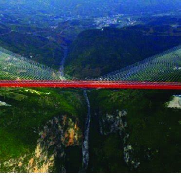 Aerial view of Beipanjiang Bridge. | Download Scientific Diagram