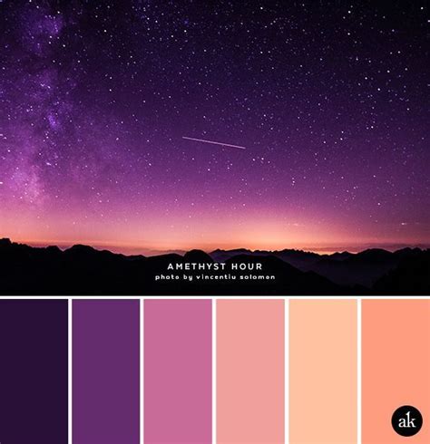 Color Inspiration A night-sky-inspired color palette | Color inspiration, Color schemes, Color ...