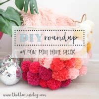 DIY ROUNDUP #9 // POM POM HOME DECOR – The Llamas