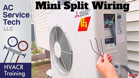 Wiring a Mini Split System, Step by Step! - YouTube | Split system, Heat pump system, Electrical ...