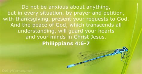 Philippians 4:6-7 - Bible verse - DailyVerses.net