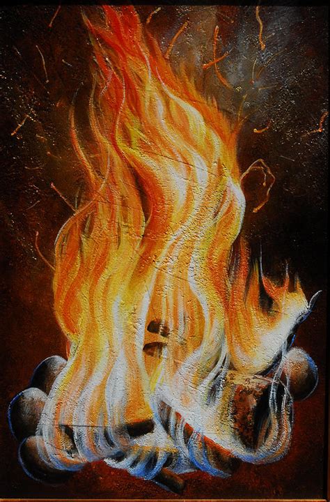 Eternal Fire Painting by Lori Salisbury | Pixels