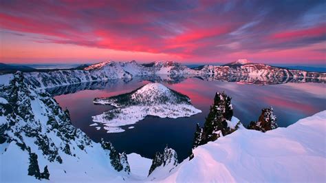 lake, Mountain, Snow, Sky Wallpapers HD / Desktop and Mobile Backgrounds