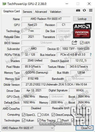 AMD Radeon RX 6600 XT and RX 6600 Specs Appear in GPU-Z Screenshots ...