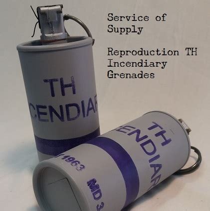 TH Incendiary Grenade – Inert Reproduction – SERVICE OF SUPPLY