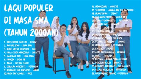 30 Lirik Lagu Favorit Yang Mewarnai Masa SMA Tahun 2000an | Koleksi lirik lagu