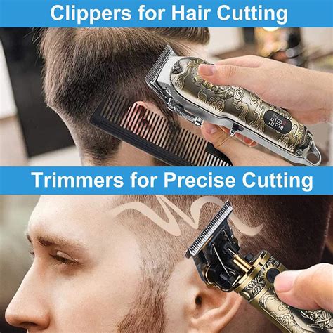 Suttik Hair Clippers for Men, Professional Clippers and Trimmers Set ...