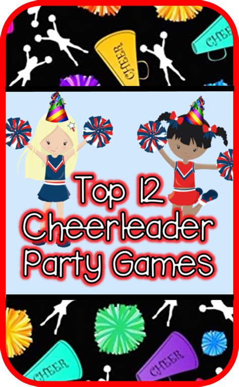 Top 12 Cheerleader Party Game Ideas Cheerleader Games, Cheerleading Crafts, Cheer Games, School ...