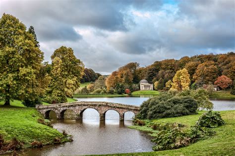 stourhead, Wiltshire, England, Stourhead, Lake, Autumn, Landscape Wallpapers HD / Desktop and ...