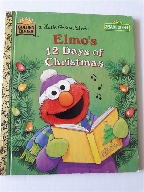 Elmo's 12 Days of Christmas CTW Sesame Street a vintage | Etsy